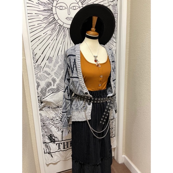 🌈 Gorgeous bohemian Vintage cardigan - Picture 10 of 11